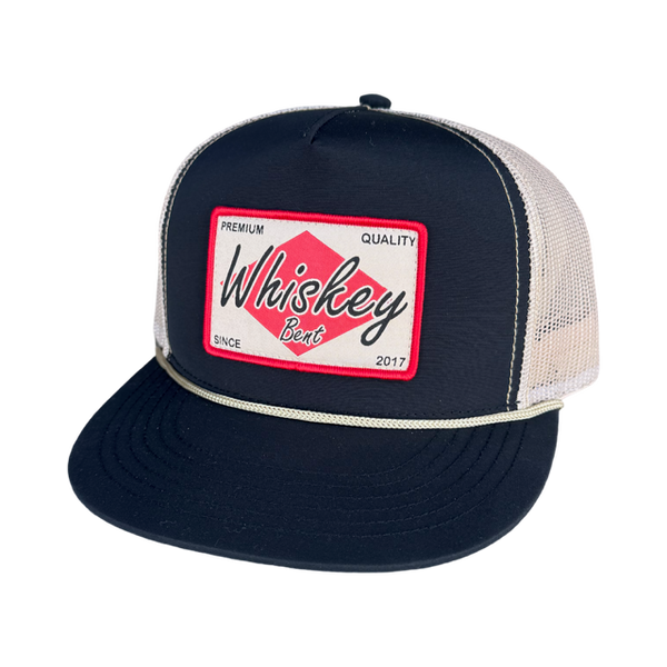 Whiskey Bent Hat Co The Diamond Hat - Black - DIAMND
