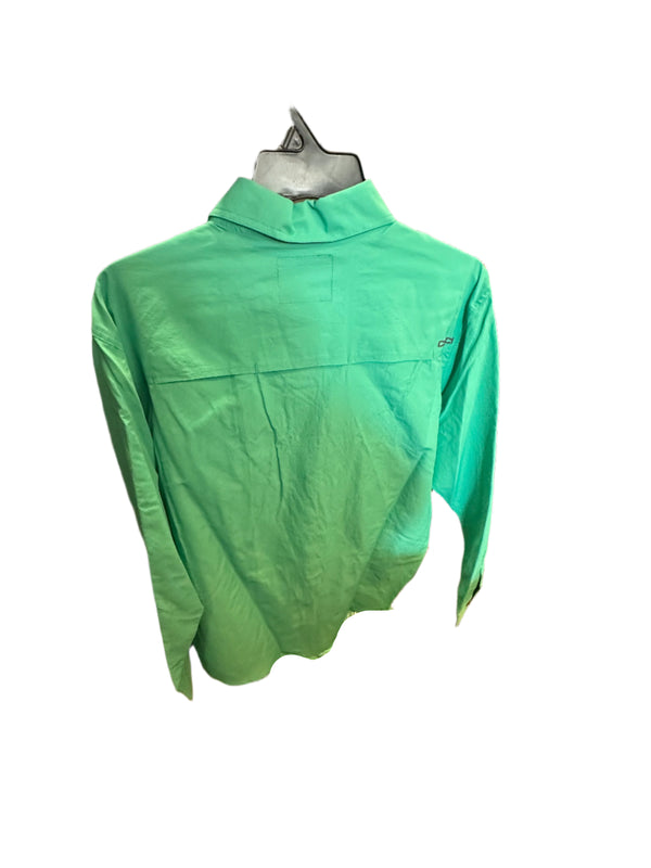 Cinch Men's Solid ArenFlex Long Sleeve Shirt - Turquoise - MTW722001