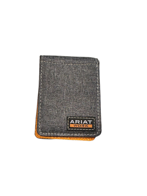 Ariat Rodeo Work Heather Bi-Fold Money Clip Wallet - A3402706