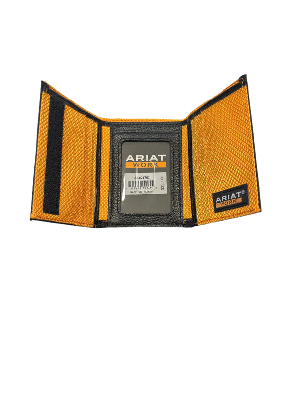 Ariat Rodeo Work Born 4 This USA Face Tri-Fold Wallet - A3401701