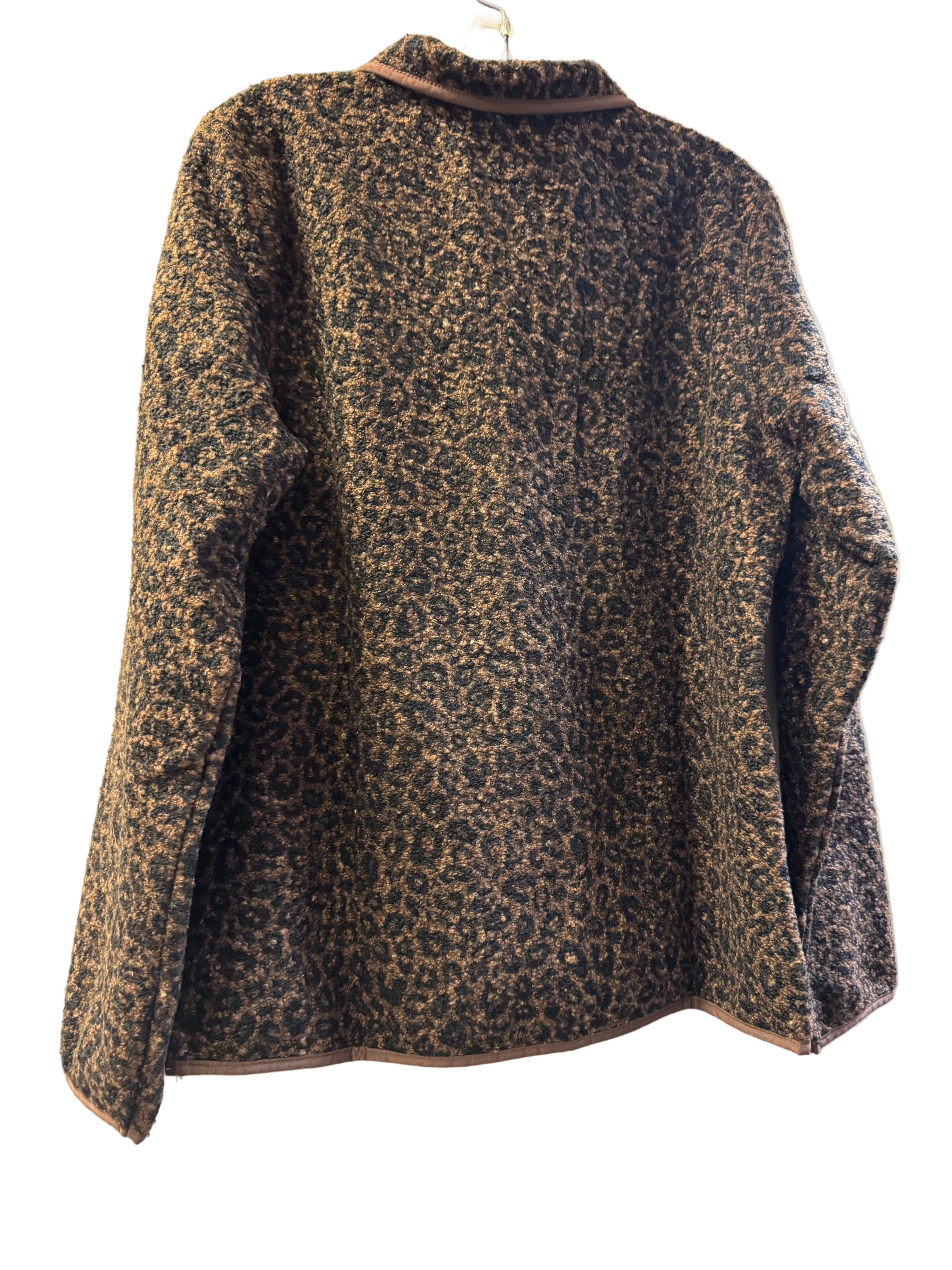 Panhandle Slim Ladies Cheetah Berber Pullover DW91C09294