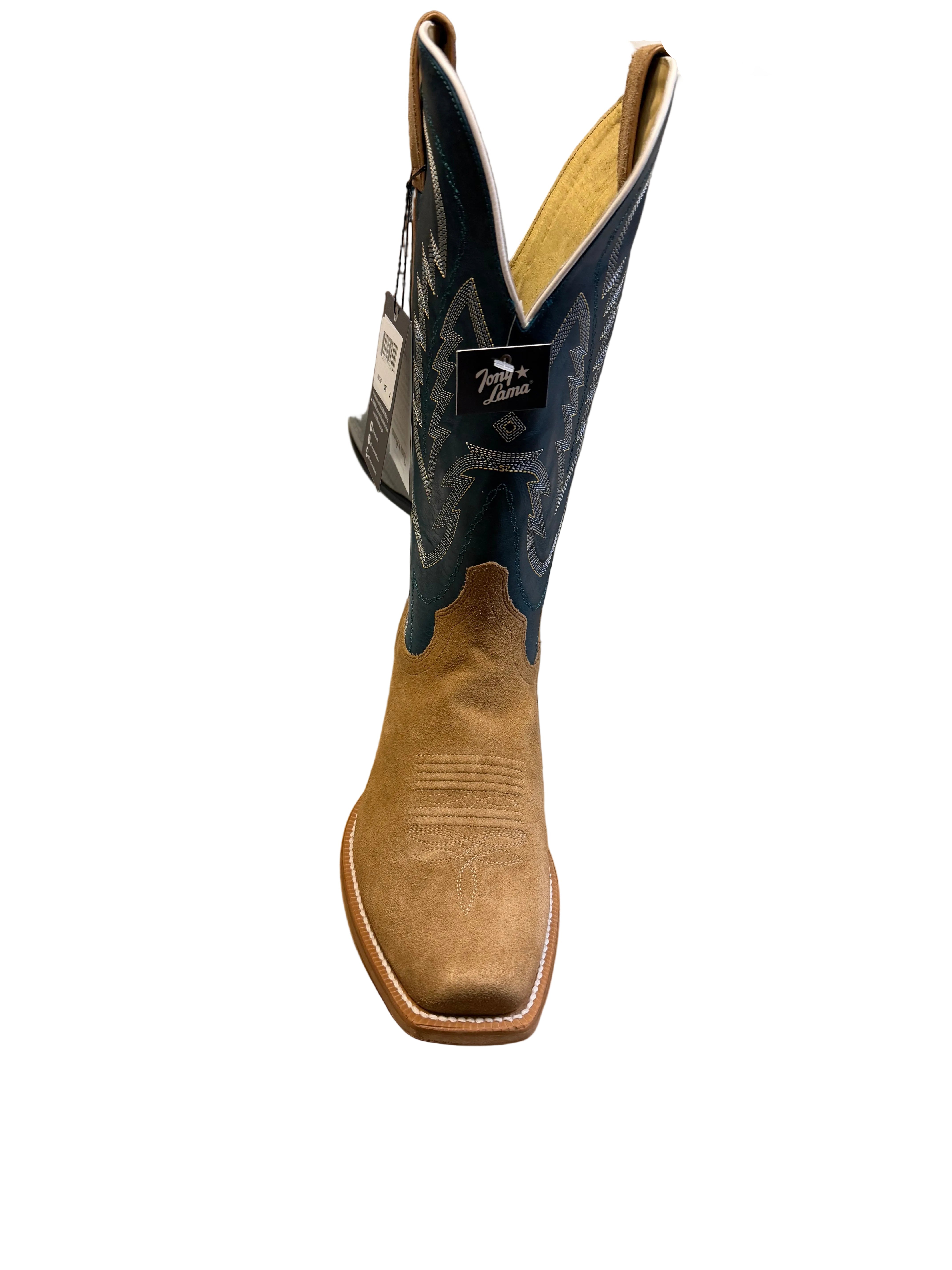 Tony Lama Men's Jax Colbalt Blue and Cowhide - RN3542