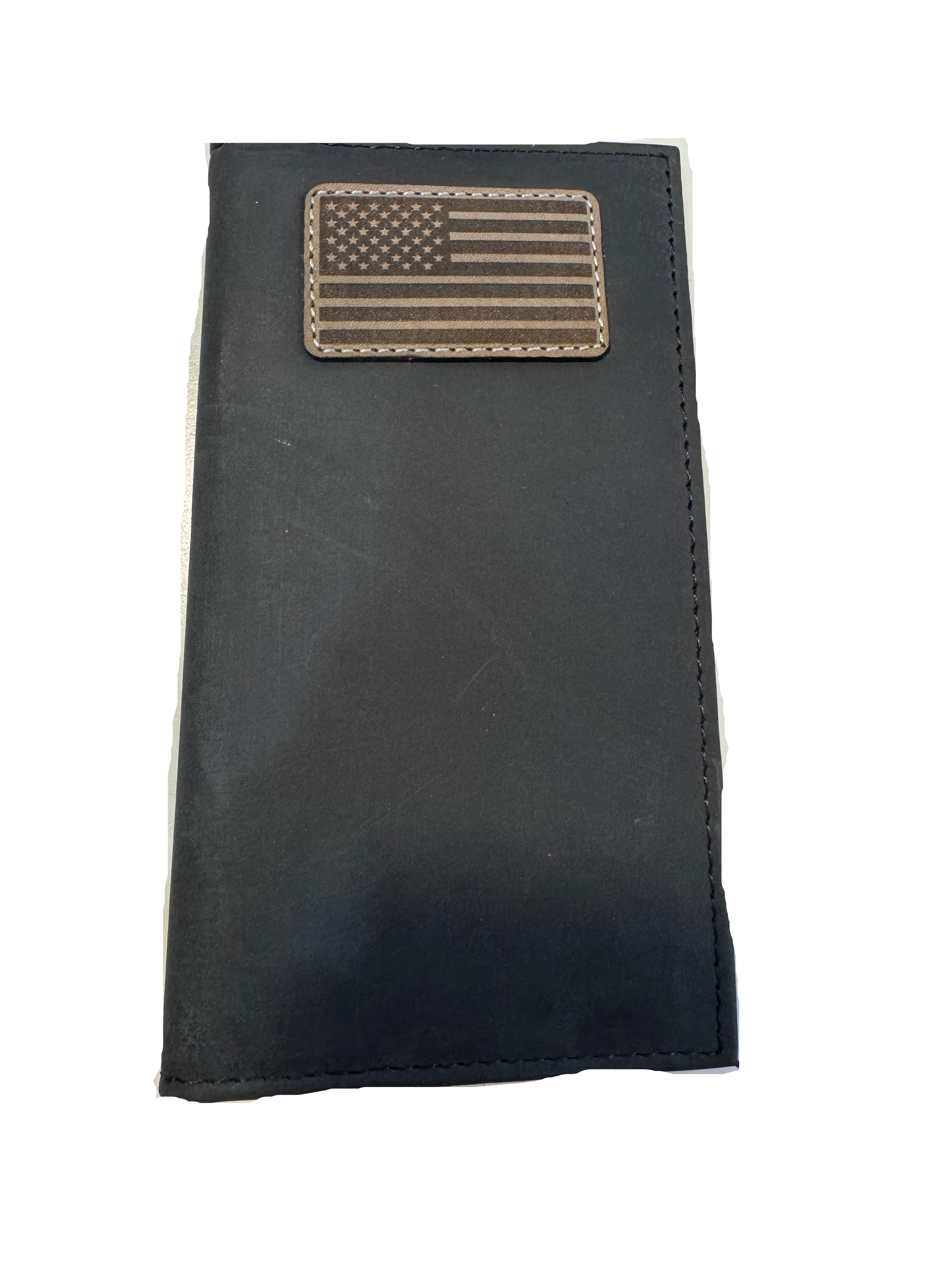 Ariat Black Flag Wallet/ Checkbook Cover A3570201