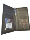 Ariat Black Flag Wallet/ Checkbook Cover A3570201