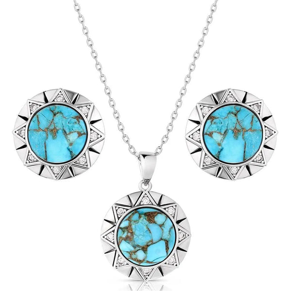 Montana Silversmiths Inner Love Turquoise Jewelry Set-JS6124