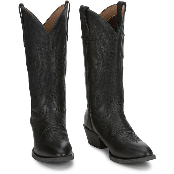 Justin Ladies Renie 12" Midnight Black Western Boot-GY2871