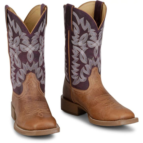 Justin Ladies Ashtyn 11" Western - Chestnut - UN2340