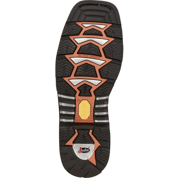 Justin Men's Frontline Hiviz 11” Nano Composite Toe Waterproof Work Boots CR2152