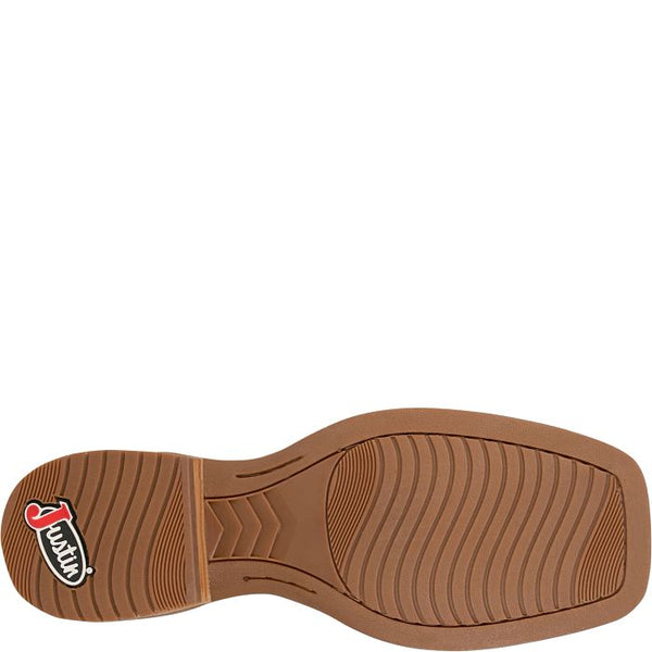 Men's Justin Rustle 11" Western - Chestnut Brown - OL7331