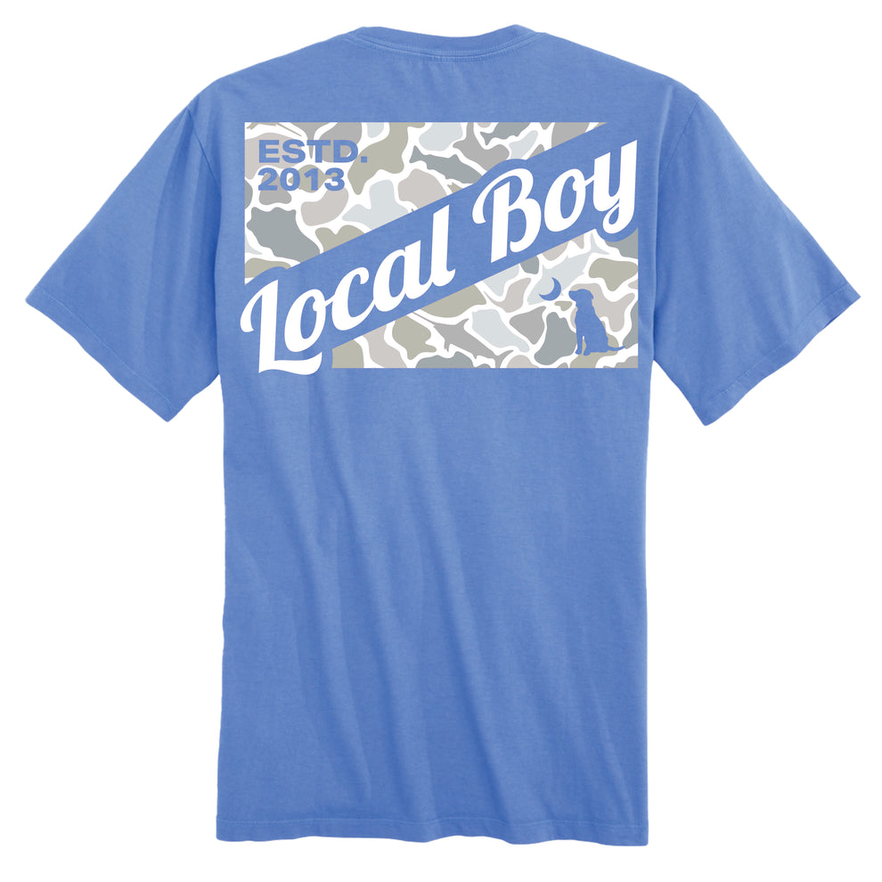 Local Boy Outfitters Camo Flag Saltwater T-Shirt - Marina