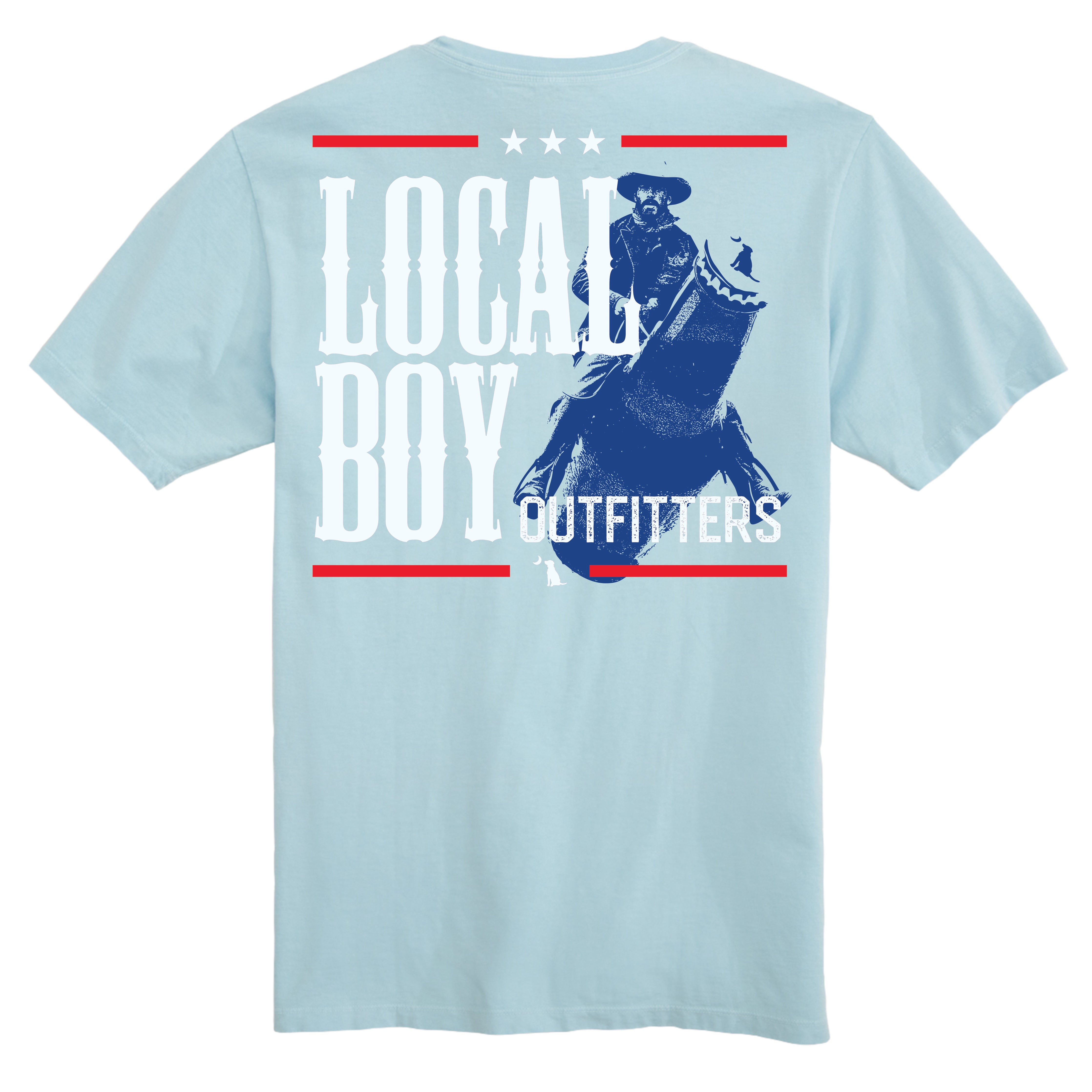Local Boy Outfitters Beer Wrangler Short Sleeve Shirt - L1000716-CBY