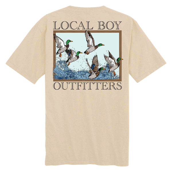 Local Boy Outfitters Mallard Flock Short Sleeve Shirt - L1000729-LAT