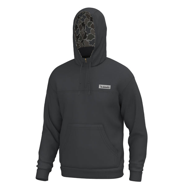 Local Boy Quarter-Zip Hoodie - Charcoal - L1300040-CHA