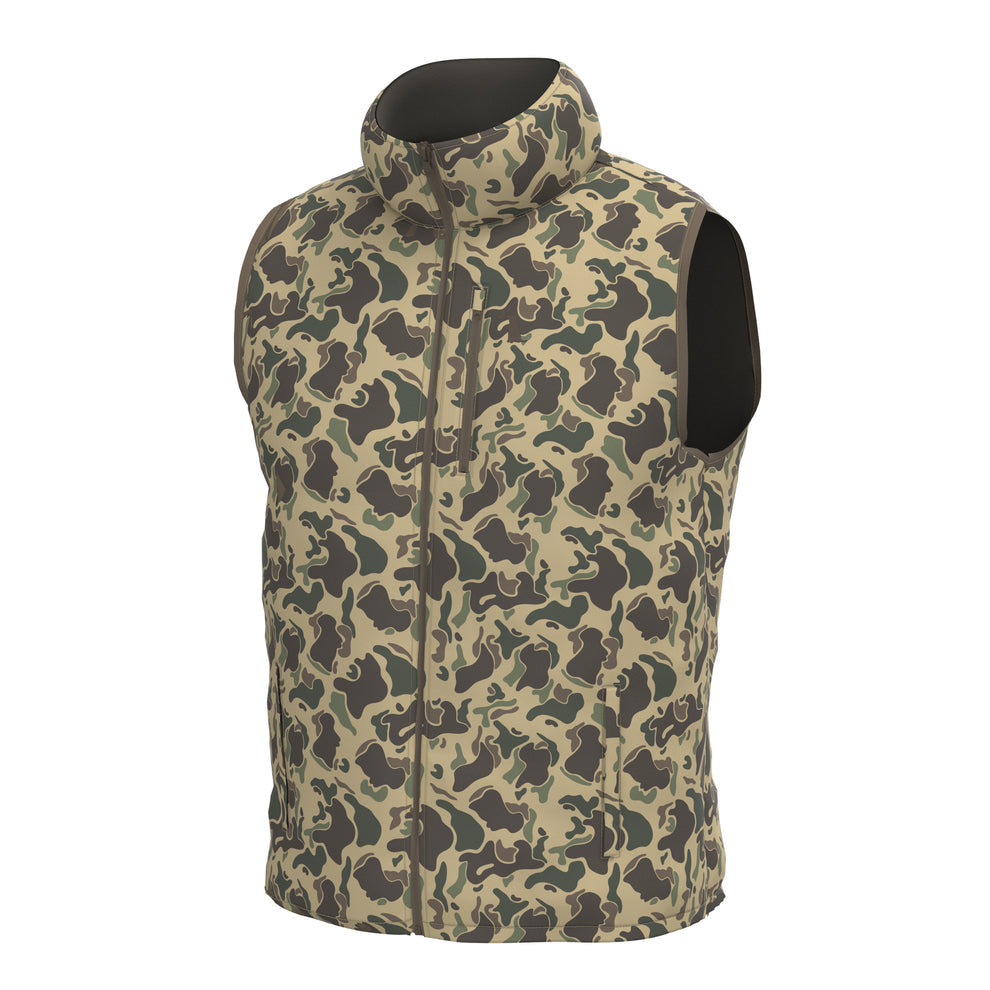Local Boy Duck Down Vest - Retro Camo - L1300044-RTC