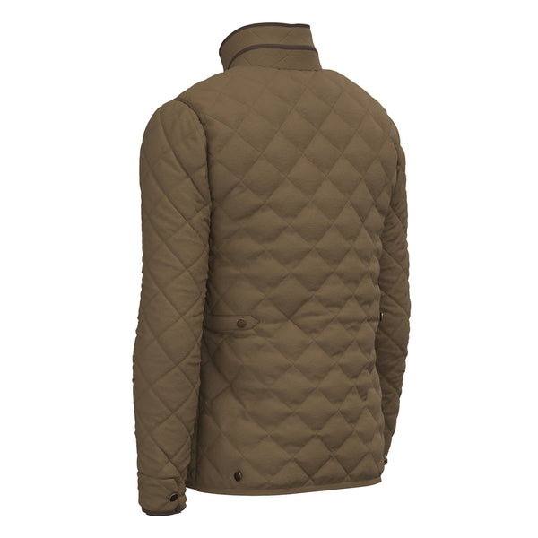 Local Boy Diamond Quilted Jacket - Mocha - L1300051-MCA