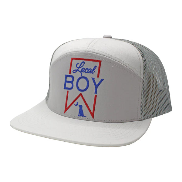 Local Boy Ultra Local 7 Panel Hat - White/Fog - L3000406-WFG