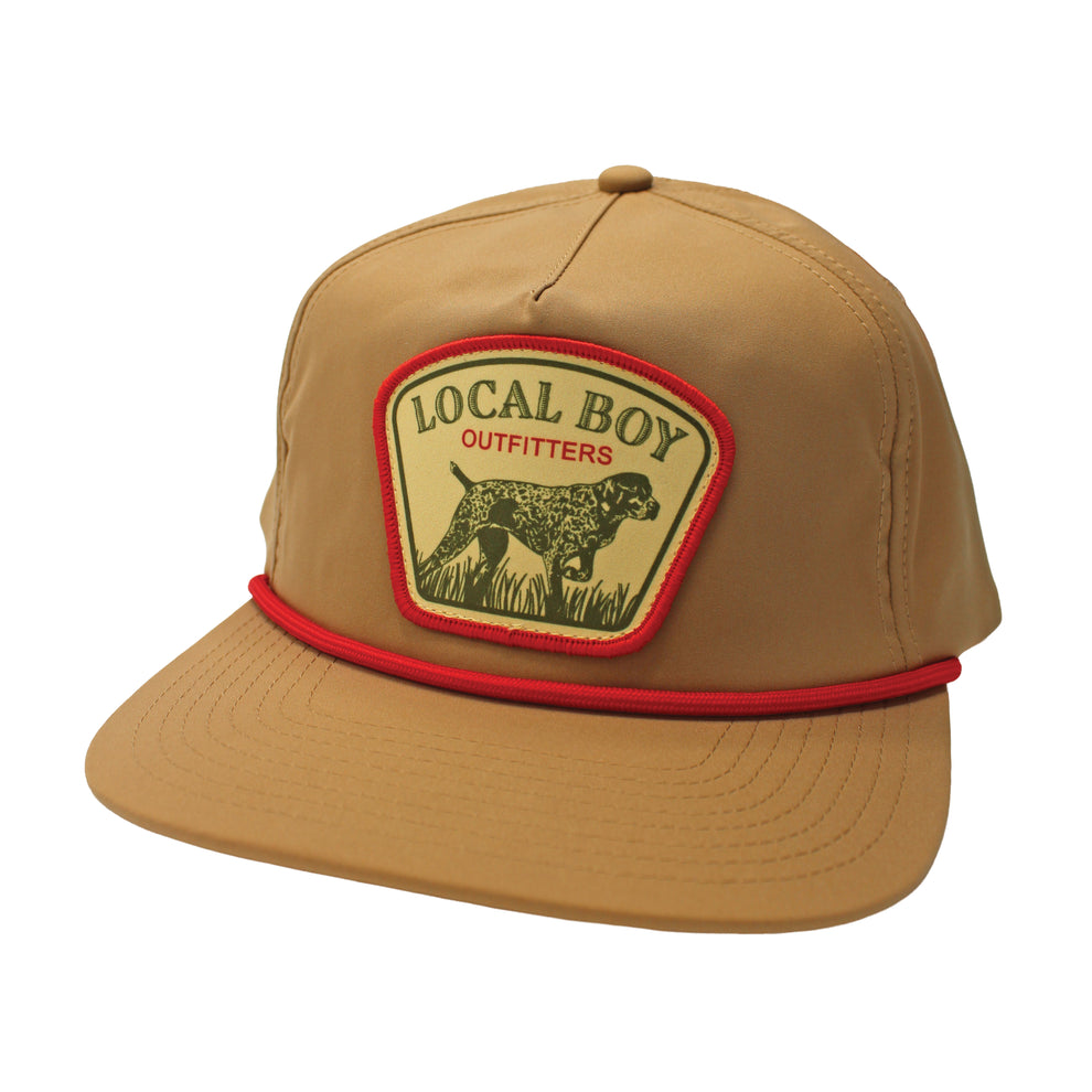 Local Boy GSP Badge Low Profile Rope Hat - Tan
