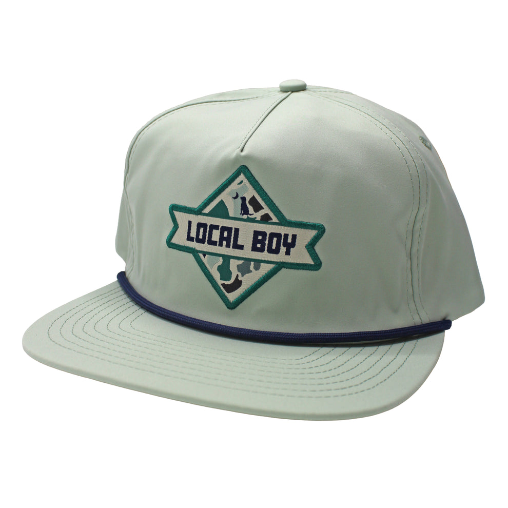 Local Boy Diamond LCF Ravine Low Profile Rope Hat - Quarry