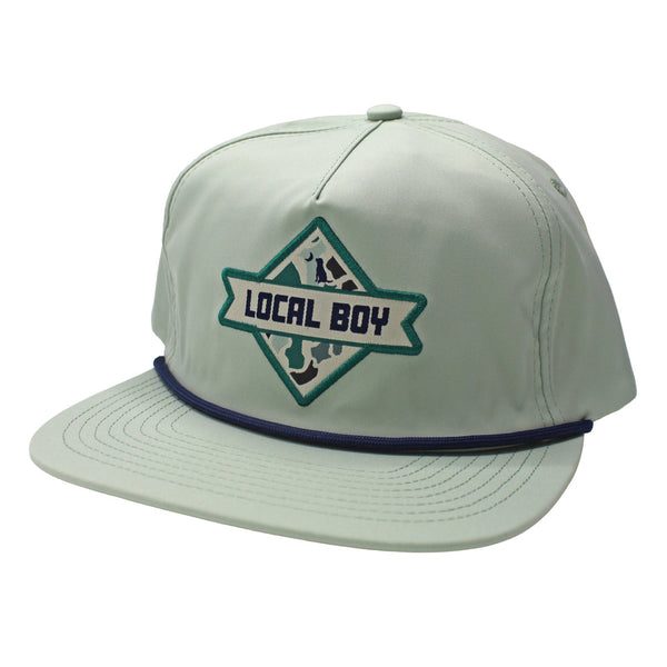 Local Boy Diamond LCF Ravine Low Profile Rope Hat - Quarry