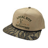 Local Boy Duck Lines Low Profile Rope Hat - Khaki