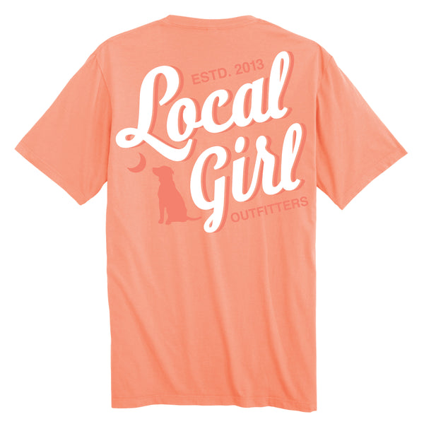 Local Girl Outfitters Stacked Script Short Sleeve Shirt - L5100067-NCT