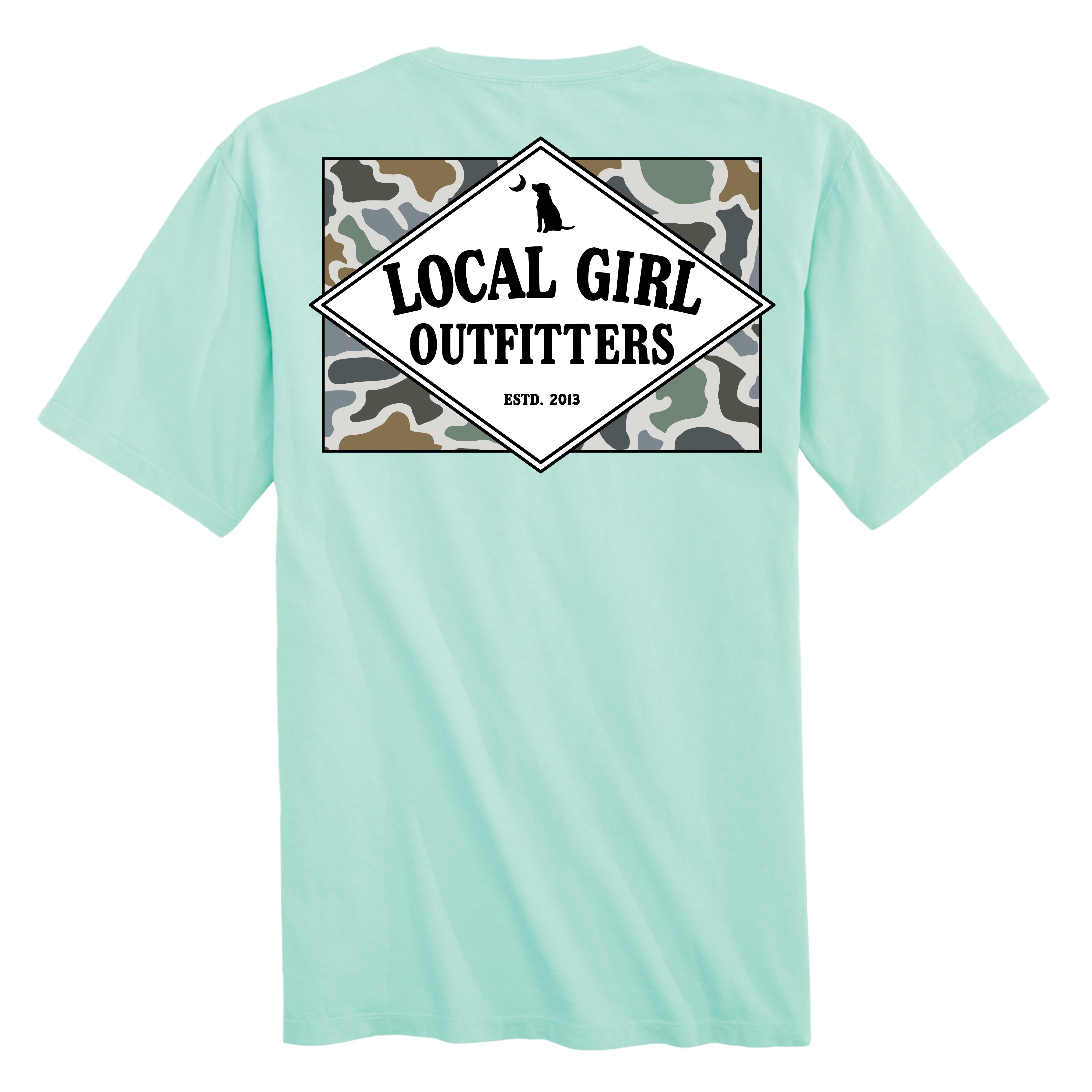 Local Girl Outfitters Founder's Flag Short Sleeve Shirt - L5100071-ISR