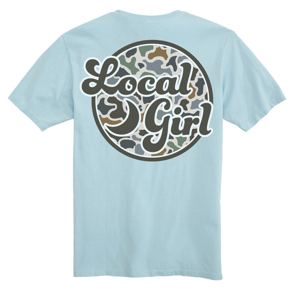 Local Girl Outfitters Camo Patch Bluff Short Sleeve - L5100072-CBY