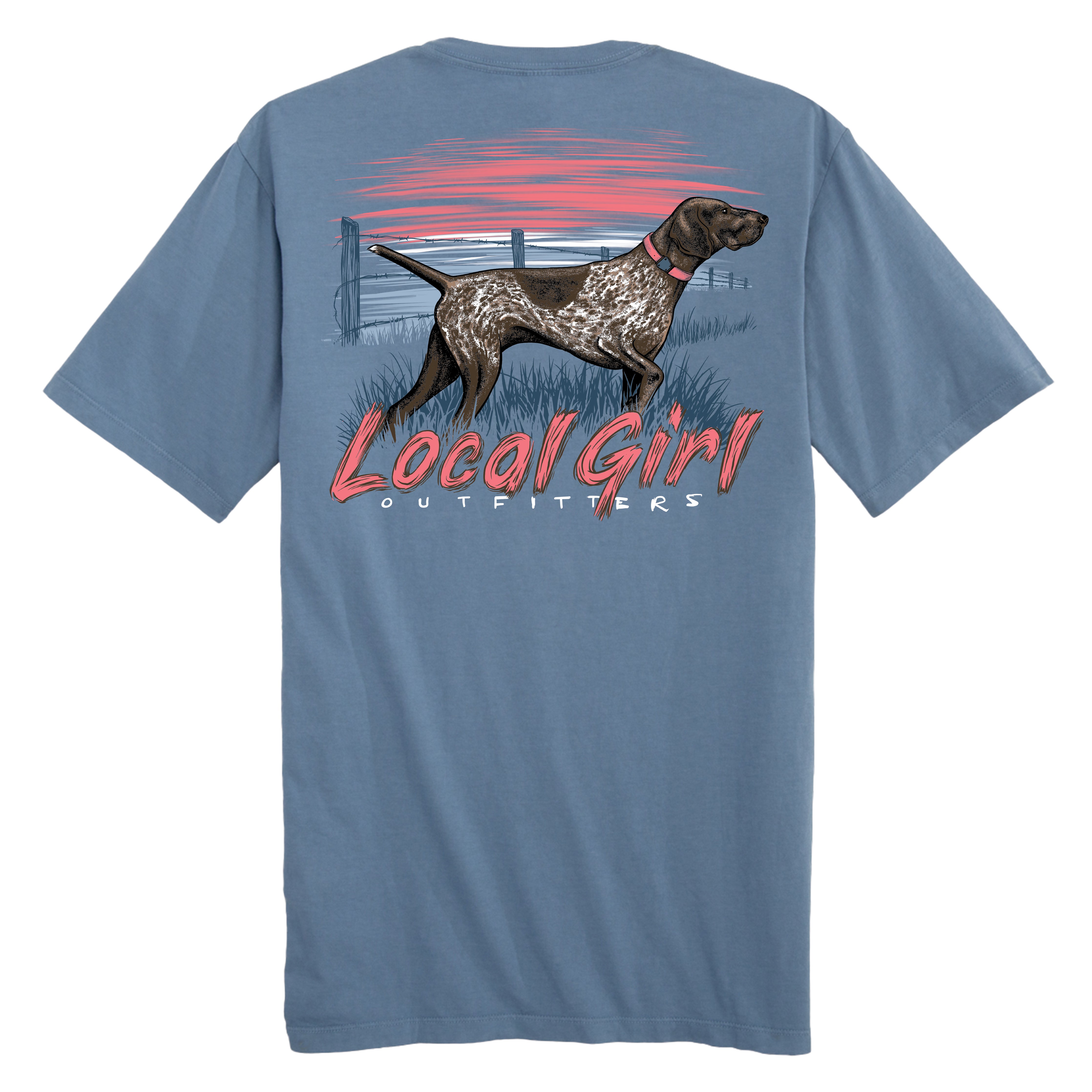 Local Girl Outfitters GSP Sunset Short Sleeve Shirt - L5100077-SLT