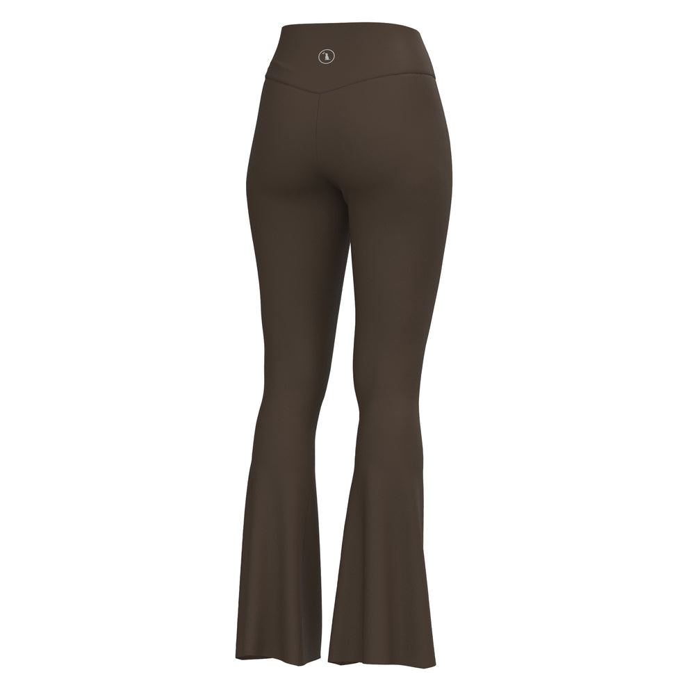 Local Girl Outfitters Flare Leggings - Espresso - L5160004-ESO