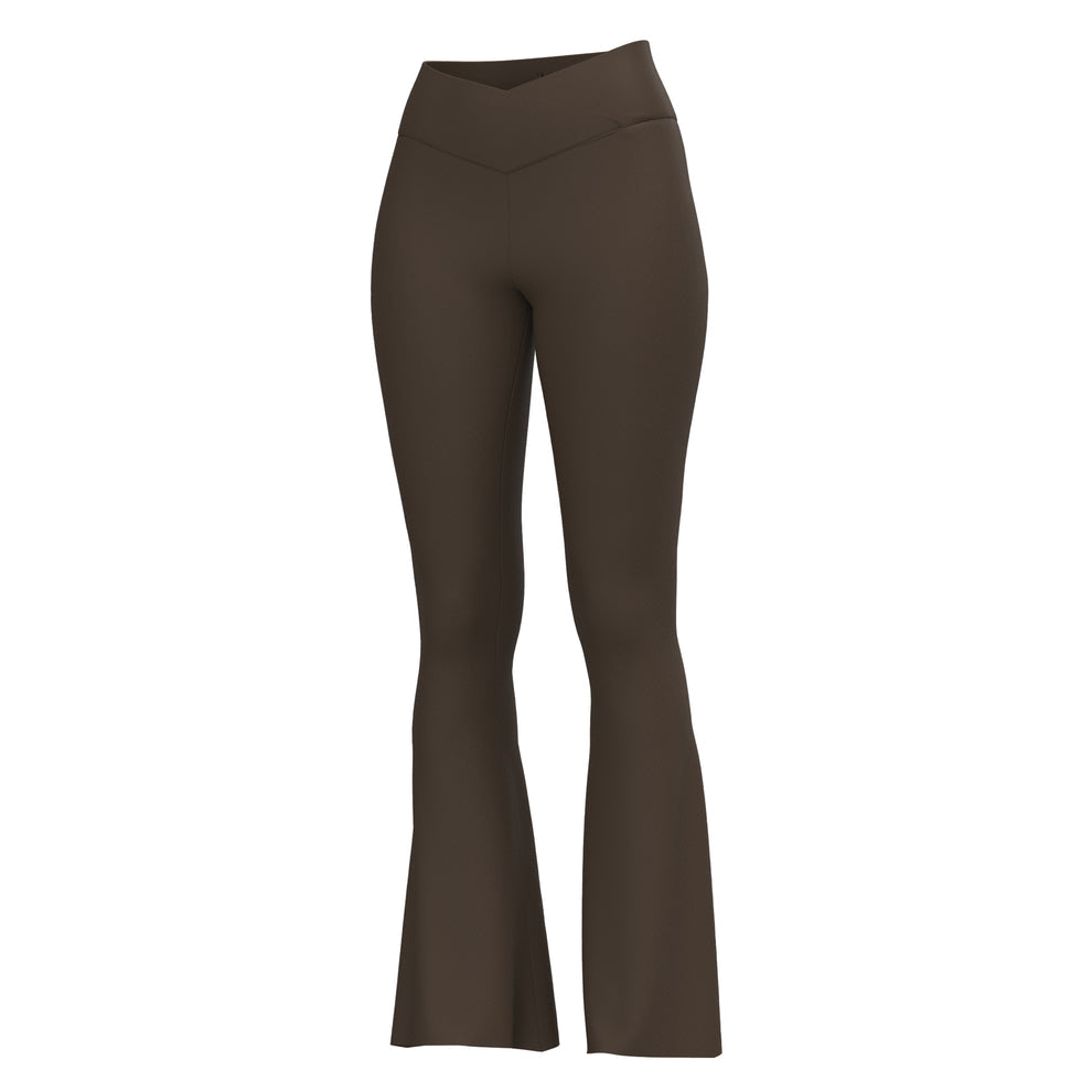 Local Girl Outfitters Flare Leggings - Espresso - L5160004-ESO