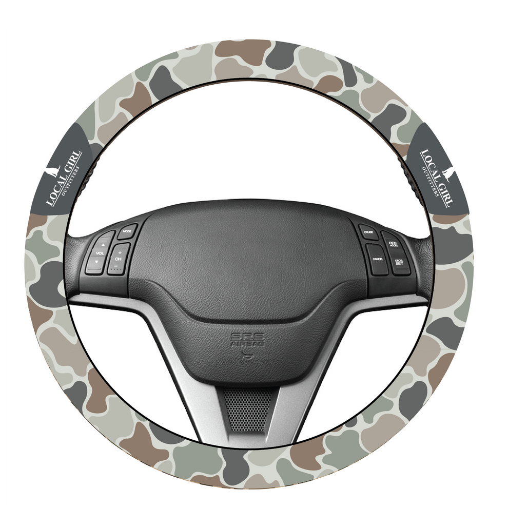 Local Girl Steering Wheel Cover - Forest Camo Flora - L5210004-FCF