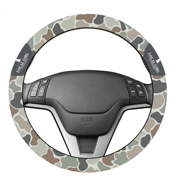 Local Girl Steering Wheel Cover - Forest Camo Flora - L5210004-FCF