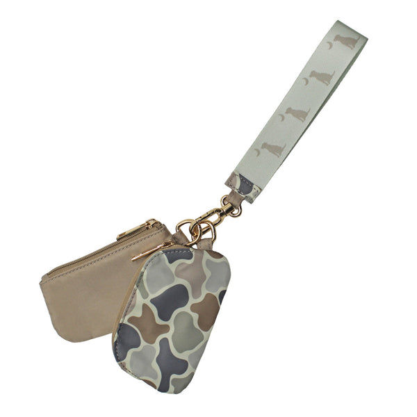 Local Girl Dual Wristlet - Forest Camo Flora - L5210091-FCF