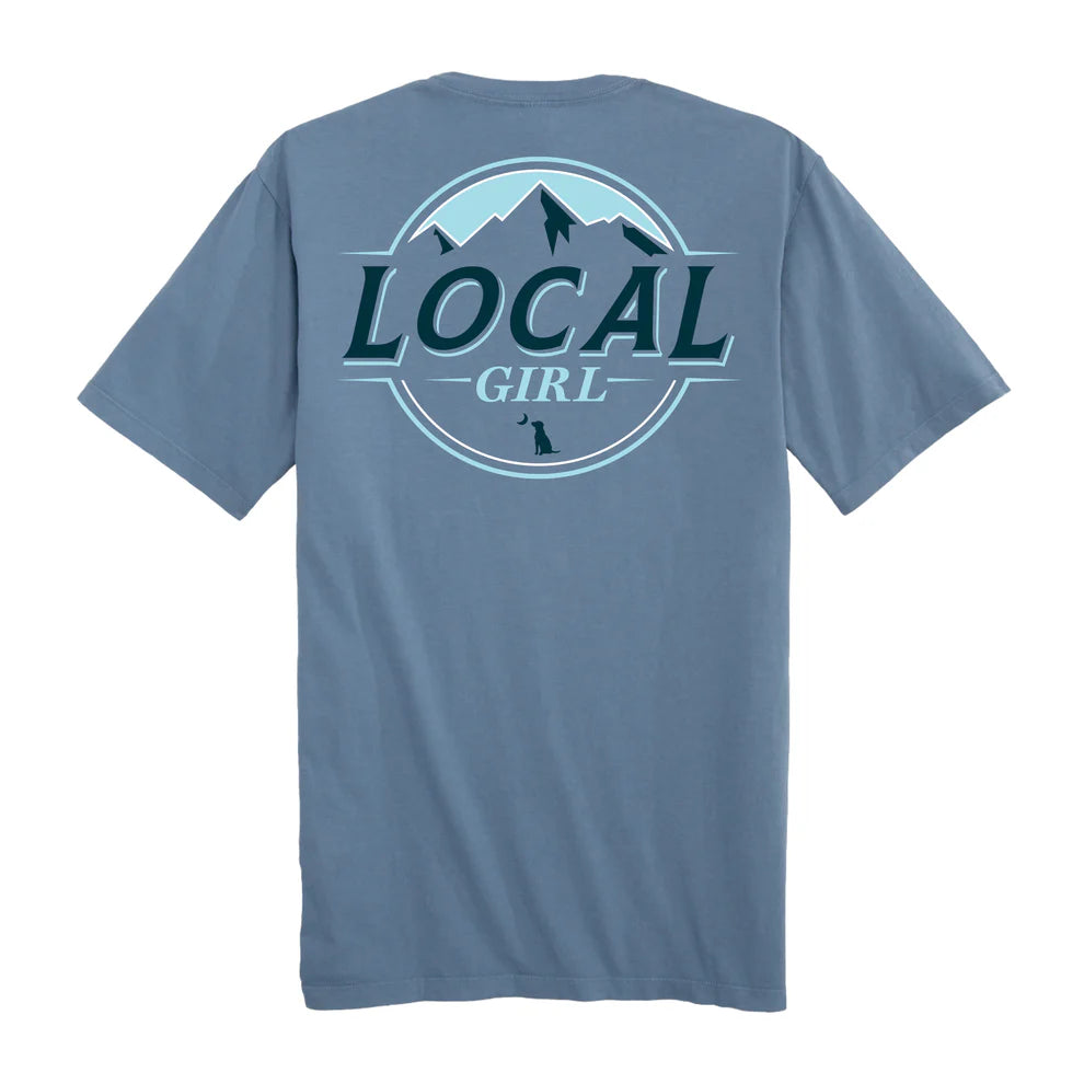 Local Girl Local Latte Short Sleeve T-Shirt - Slate - L5100026