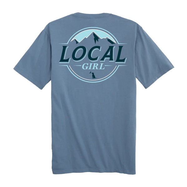 Local Girl Local Latte Short Sleeve T-Shirt - Slate - L5100026