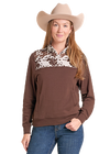 Panhandle Slim Ladies Cowhide Pullover - LW91T09688