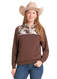 Panhandle Slim Ladies Cowhide Pullover - LW91T09688