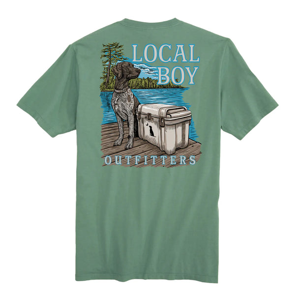 Local Boy Outfitters Lakeside GSP Tee - Light Green - L1000565-LTG