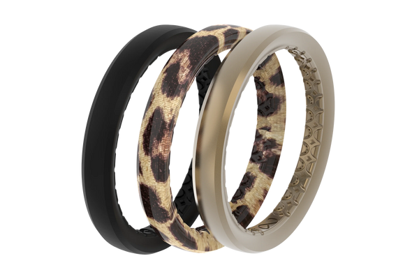 Groove Life Lepoard Stackable Ladies Ring-R9-126