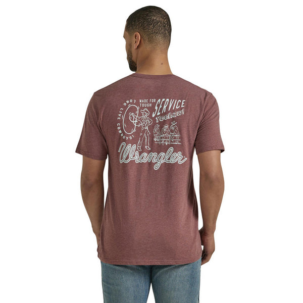 Wrangler Made For Tough Service Sable Men's Tee 112346553