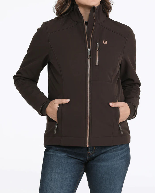 Cinch Ladies Concealed Carry Bonded Jacket - Brown - MAJ9856006