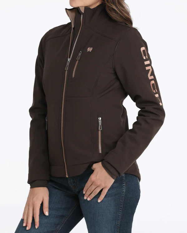 Cinch Ladies Concealed Carry Bonded Jacket - Brown - MAJ9856006
