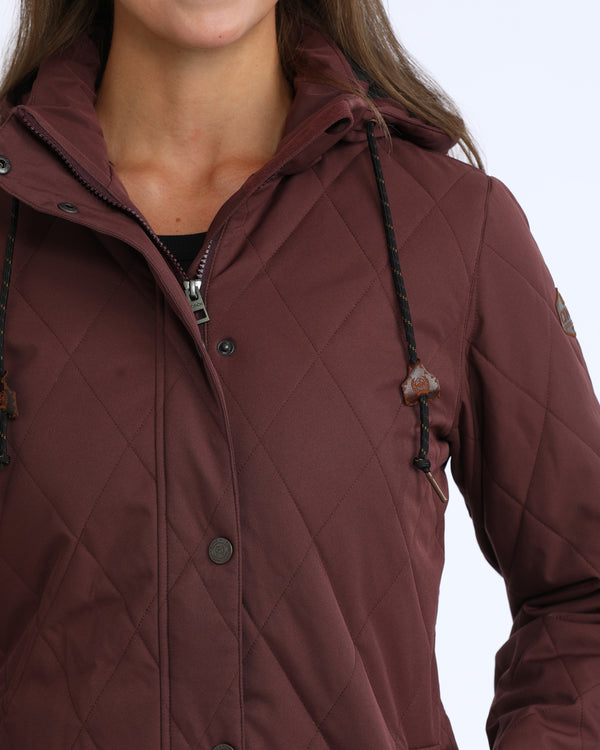 Cinch Ladies Barn Coat Purple - MAJ9903003