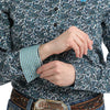 Cinch Women's Blue Paisley Print Shirt - MSW9165081