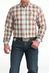 Cinch Men's Long Sleeve Plaid Button Shirt - MTW1106039
