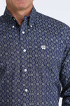 Cinch Men's Geometric Long Sleeve Shirt - MTW1106075