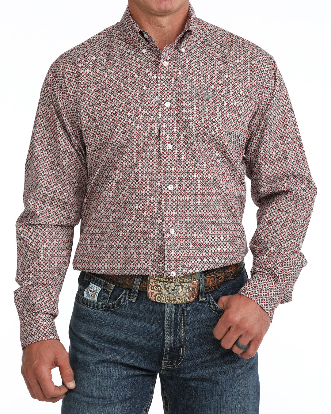 Cinch Men's Classic Fit Button-Down Western Shirt - MTW1106140
