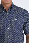 Cinch Men's Geometric Short Sleeve Shirt - MTW1111514