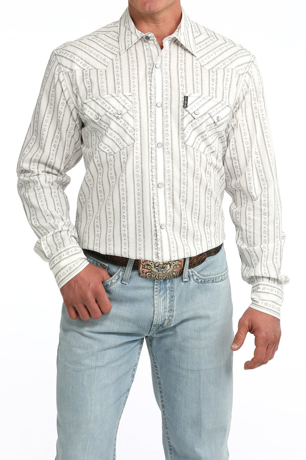 Men’s Cinch Modern Fit Snap Front Western Shirt - MTW1301094