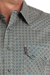 Cinch Men's Pattern Print Modern Fit Shirt-MTW1303086